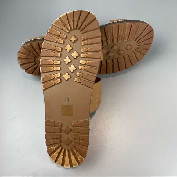 Madewell The Charley Double-Strap Slide Sandal in Desert Camel - Picture 10 of 10